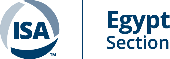 The official logo of the International Society of Automation (ISA) Egypt Section.